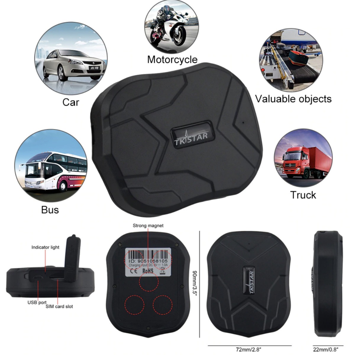 TKSTAR GPS ARAÇ TAKİP VE DİNLEME CİHAZI