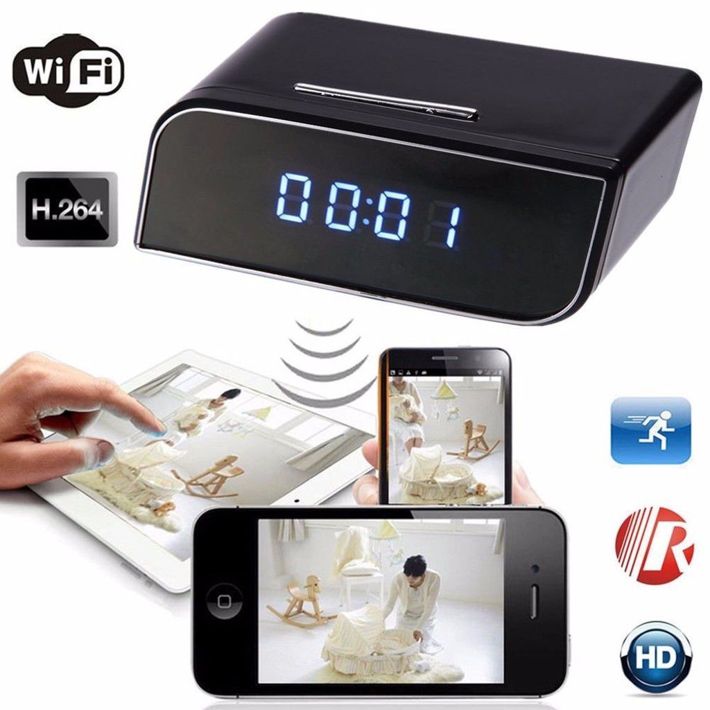 1080P HD WiFi MASA SAATİ IP KAMERA
