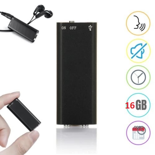 ULTRA SLİM MİNİ SES KAYIT CİHAZI MP3 ÖZELLİK KULAKLIKLI